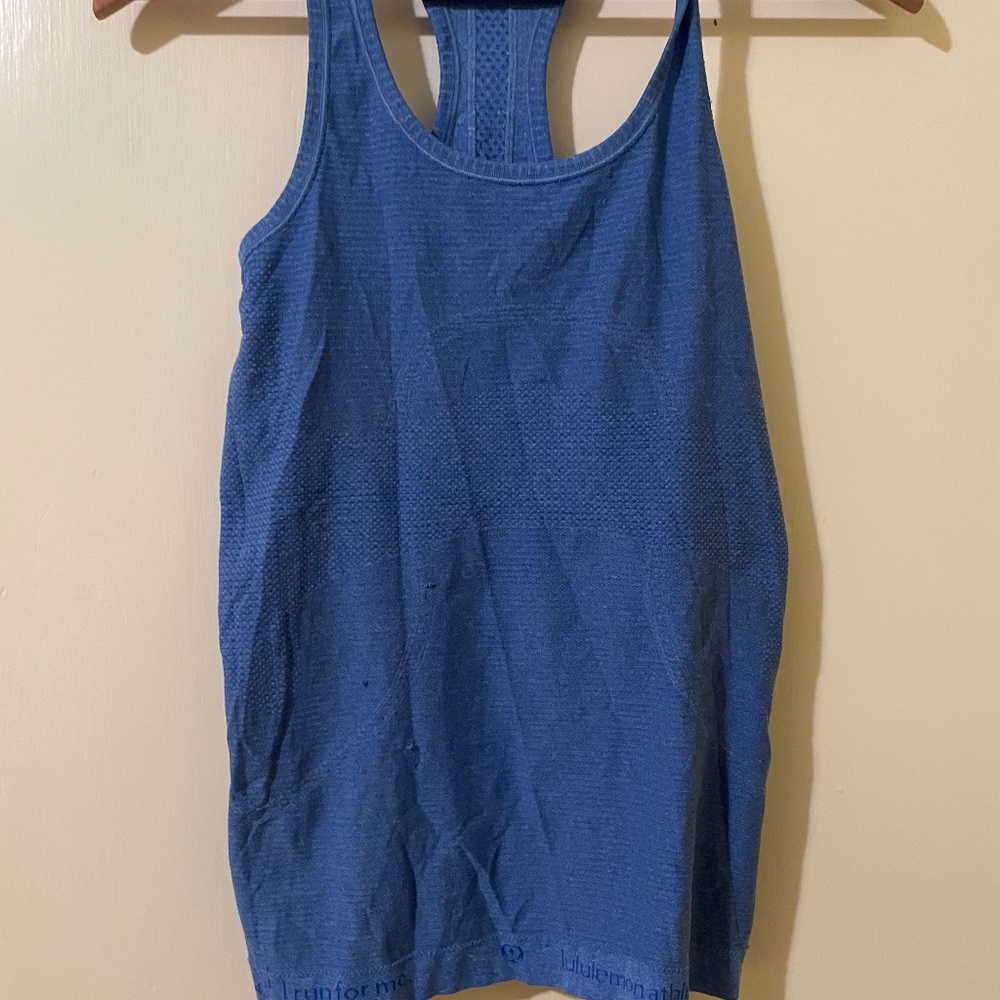 Lululemon Blue Tank Size 4